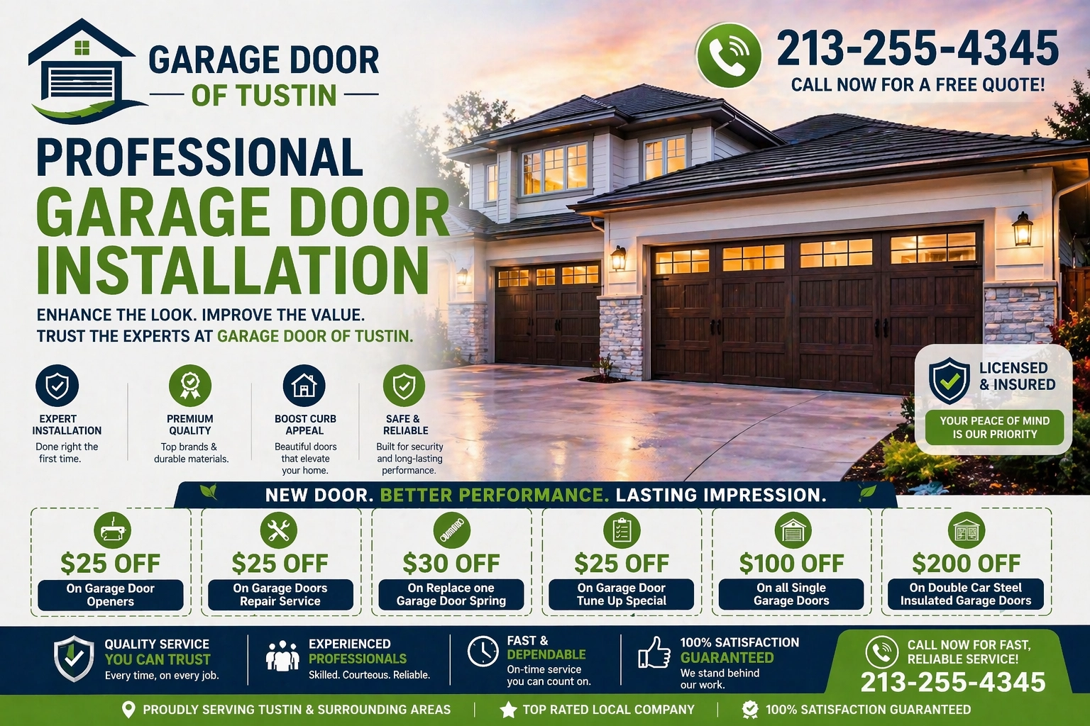 Garage Door of Tustin