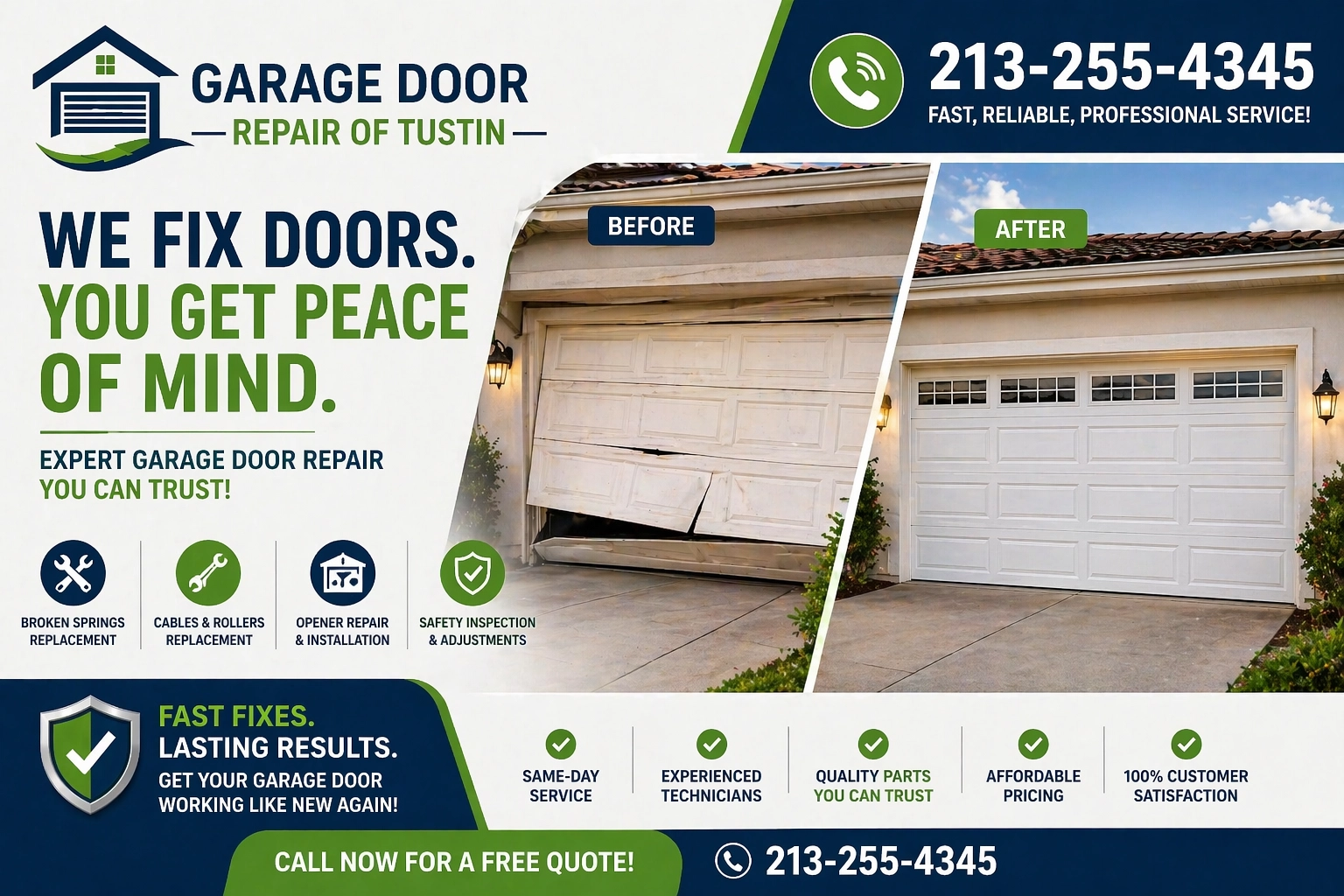 Garage Door of Tustin